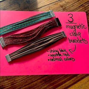 Magnetic Clasp Bracelets Set